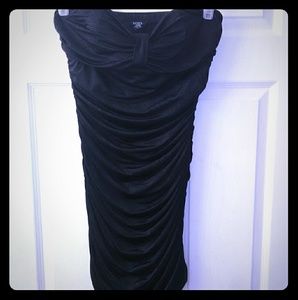 XOXO Strapless black dress